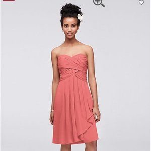Short Crinkle Chiffon Dress